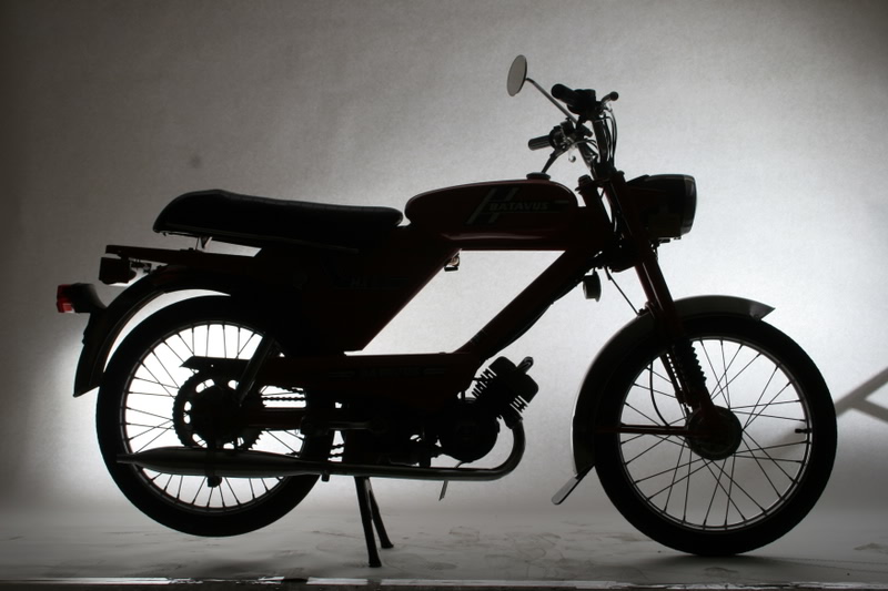 Batavus HS-50 silhouette and tank badge