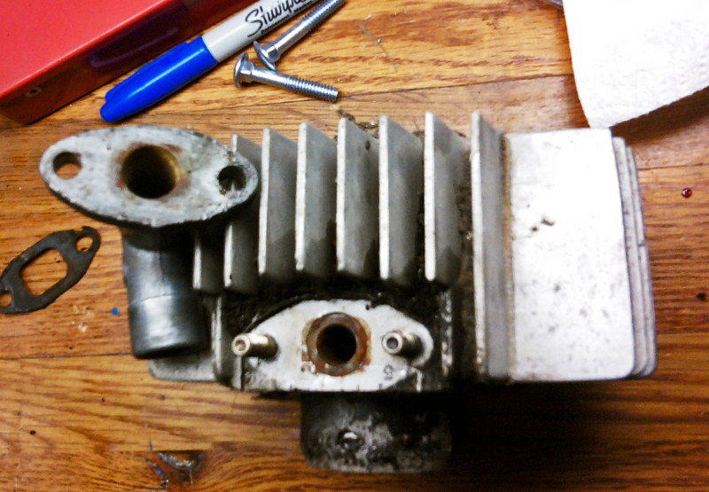 Small 1 HP Puch intake manifold
