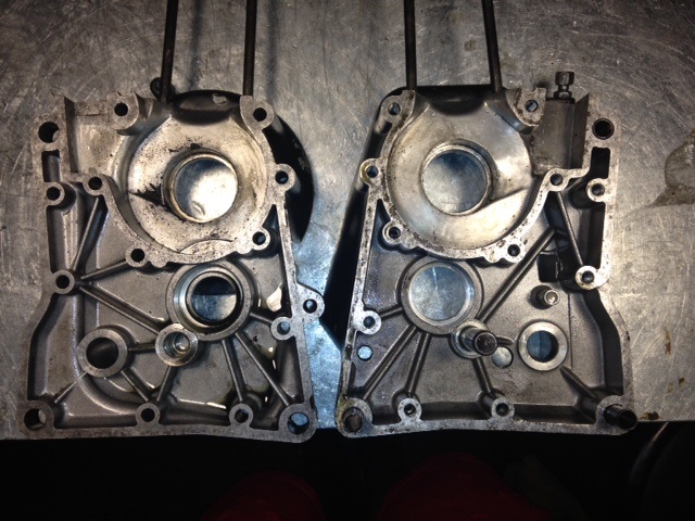 Minarelli V1 engine cases